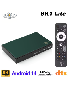 UGOOS SK1 Lite 8K Ultra HD TV-Box 4GB 64GB Amlogic S928X-K Android 14 WiFi6 BT5.2 1000M HDMI Dolby Vision Atmos Widevine L1 DTS Unterst&uuml;tzung 